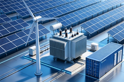 Solar & wind new energy stations